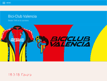 Tablet Screenshot of biciclubvalencia.org